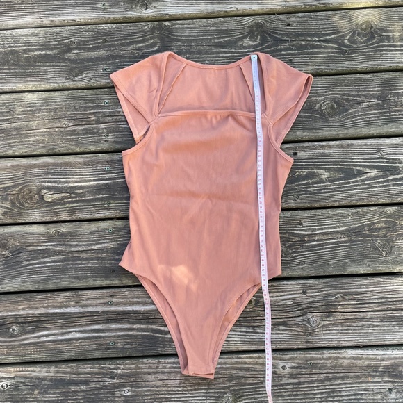 Bodysuit: Ribbed Square Neck - Picture 7 of 9